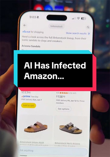 Amazon automatically using AI to “help” you shop.. #carterpcs #tech #ai #amazon