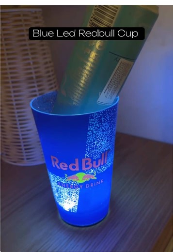 Order Blue LED Redbull Cups with Free Shipping