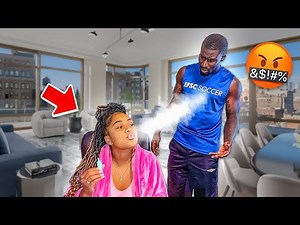 VAPE PRANK ON ANGRY BOYFRIEND!! *GONE WRONG*
