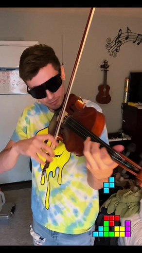 Tetris Meets Nickolay Nekrasov: A Violin Journey
