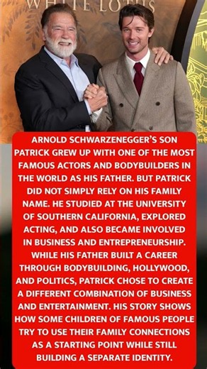 patrick schwarzenegger built his own path beyond his famous father #shorts