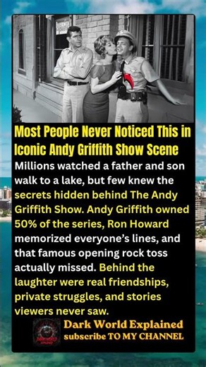 Most People Never Noticed This in Iconic Andy Griffith Show Scene #shorts