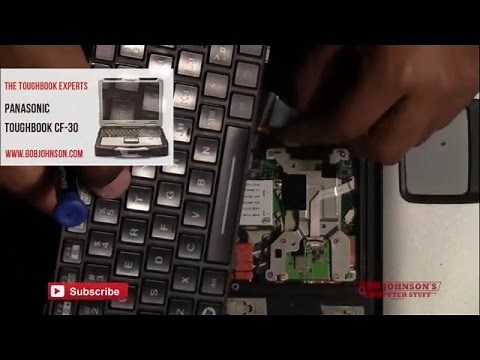 How to disassemble a Panasonic Toughbook CF-30 (Part 1)