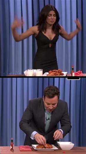 Jimmy Fallon Can't Handle Priyanka Chopra's Spicy Challenge! 😂