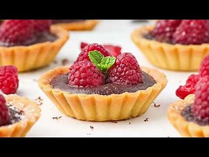 Raspberry Chocolate Tartlets