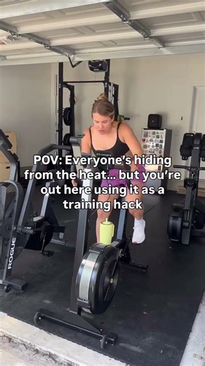 How I use heat training 👇🏻 While hot + humid temperatures can slow us down or hurt performance in