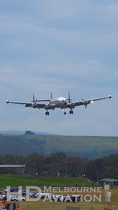 ✈️ 1/1 flying Lockheed L-1049 Super Constellation “Connie” lands at Wollongong Airport 🇦🇺 ❓Can you guess what airline used to operate this aircraft? 🦘 | HD Melbourne Aviation