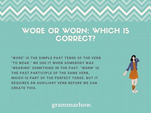 Wore or Worn: Which Is Correct? (Helpful Examples)