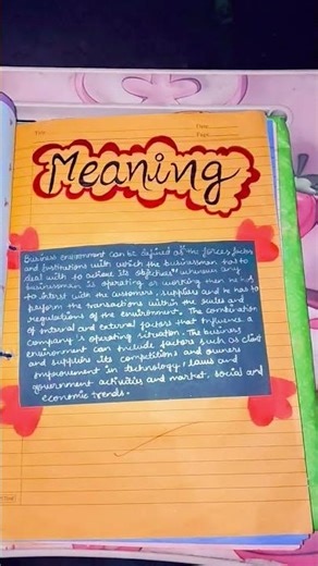 Class 12th BUSINESS STUDY PROJECT IN (BUSINESS ENVIRONMENT)#project #study #students #studymotivatio