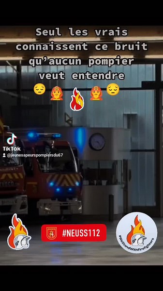 Départ d'un camion de pompier : le bruit emblématique