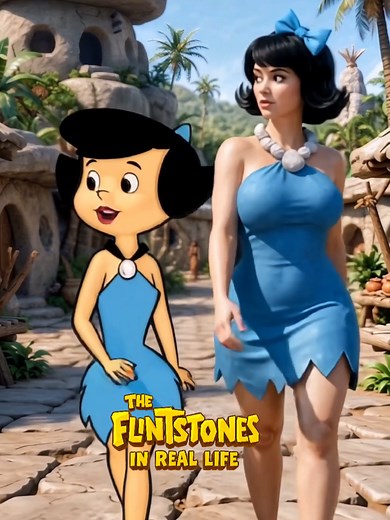 What if Flintstones will become real? #flinestones #fanart #inreallife #realcartoon #goforyou