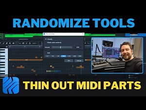 Randomize Tools in Studio One Pro 7 - How to Thin Out MIDI Parts