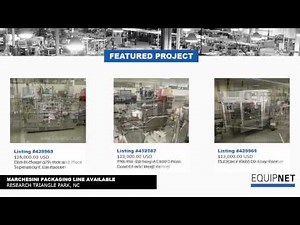 MARCHESINI PACKAGING LINE AVAILABLE
