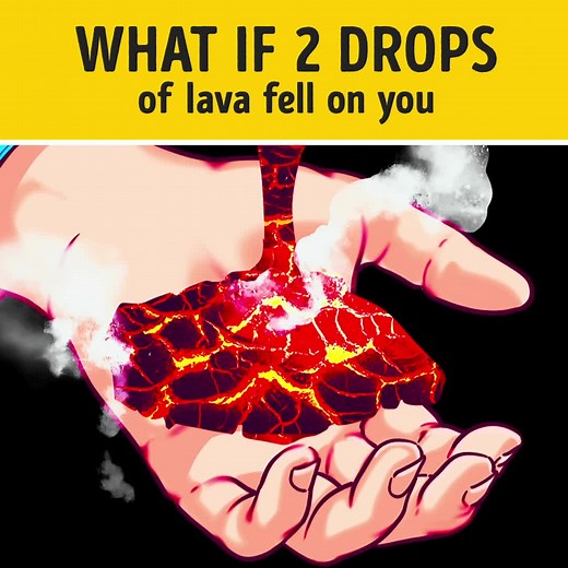What if 2 drops of lava fell on you We know how to lift your mood https://bit.ly/3kHk4ol | Bright Side