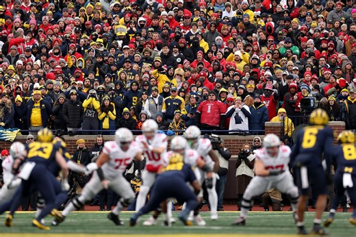 "More concerned about optics than winning": CFB fans rip Michigan players protecting Block M to prevent Ohio State from potentially planting flag