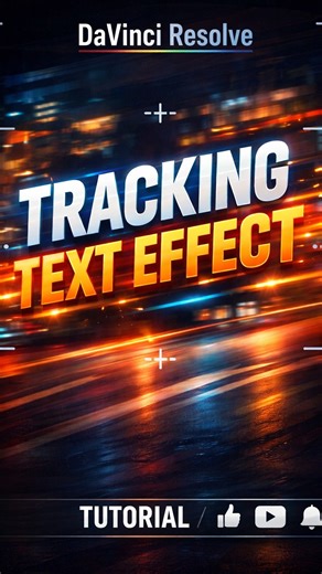 Davinci Resolve Tamil on Instagram: "TRACKING TEXT EFFECT 🔥 DaVinci Resolve-ல் Tracking Text Effect Moving video-க்கு text-ஐ perfect-ஆ track செய்வது எப்படி? Beginner-friendly step-by-step tutorial 💯 🎬 DaVinci Resolve ✍️ Fusion Page 📱 Reels / Shorts-க்கு Perfect Follow for more DaVinci Resolve Tamil tutorials ❤️ #DaVinciResolve #DaVinciResolveTamil #TrackingText #FusionPage #FusionTutorial #VideoEditing #VideoEditingTamil #ReelsEditing #InstagramReels #MotionTracking #TextTracking #ResolveTip