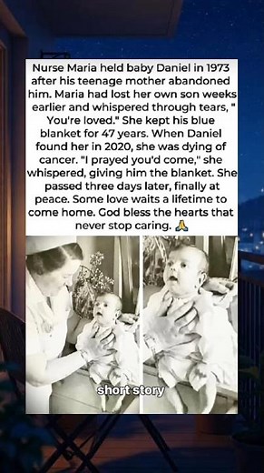 Nurse Maria Held baby