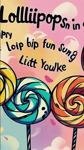 Five little lollipop Song | For preschoolers | Rhymes for kids#happykidz