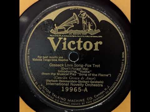 International Novelty Orchestra - Cossack Love Song (1926)