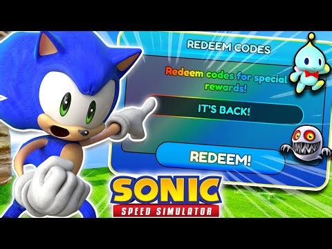 REDEEM CODES Are Returning to Sonic Speed Simulator!