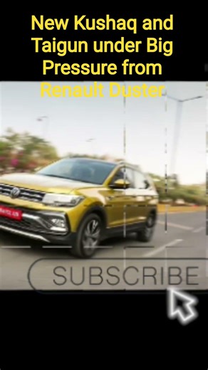 New Kushaq and Taigun under Big Pressure from Renault Duster #motorcarindia #dusterisback #duster