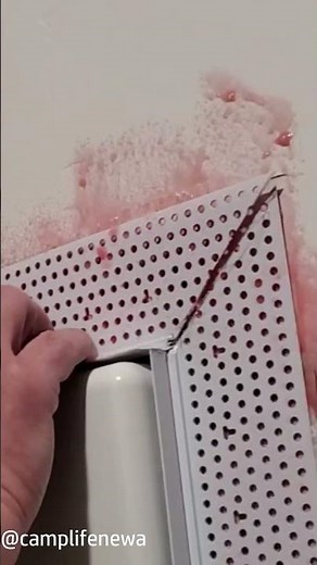 Tear Away Shower Bead Install #diy #drywallfinishing