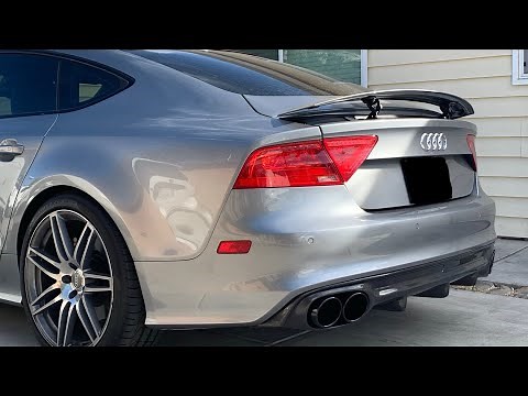 Audi A7 Muffler Delete !