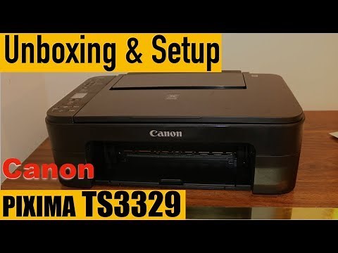 Canon TS3329 Unboxing, Setup & Quick Test review.