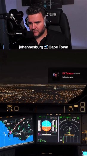 46K views · 960 reactions | Night landing in Cape Town — powered by the Next Level Racing cockpit ✨ This isn’t just simulation… it’s full immersion. #NextLevelRacing #FlightSim #A350 #CapeTown #HomeCockpitSetup | Fly with Lado | Facebook
