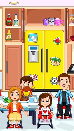 Family-Friendly Kids Game: Lunchtime Fun with Toys