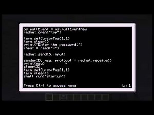 ComputerCraft - Most Secure password door system ever (unhackable)
