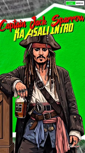 Cine Mirchi on Instagram: "captain jack sparrow"