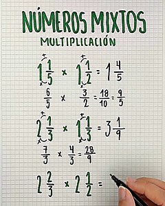33K views · 1.8K reactions | ✅ Multiplicar números mixtos ✅ | Juegos Matemáticos | Facebook