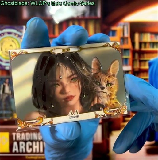 👻🗡️ #tradingcards That Actually Capture the Incredible Artwork of WLOP's #ghostblade opus.