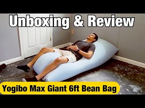 Yogibo Max Giant 6ft Bean Bag / Couch Lounger Review & Unboxing