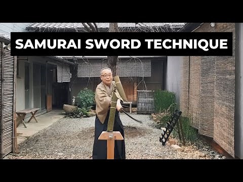 Samurai Sword Instruction Cutting Technique, Samurai Juku, Kyoto