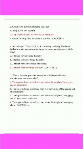 Nccco Mobile Crane Exam 2023 2024 Actual Exam 100 Questions And Correct Detailed Answers Verified An