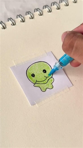 Alien Stickers dia 16 #alien #stickers #random #sketch #DIY