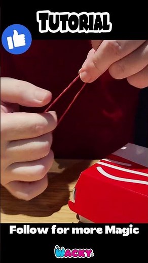 Pen Goes Through Rubber Band?! | Magic Trick That Defies Logic ✍️⚡ #magicwacky