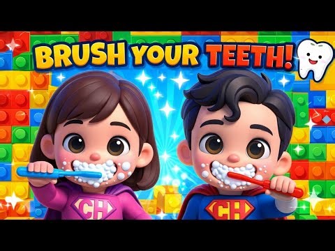 Clean Teeth Song 😁 | 2 Minute Brushing Song for Kids