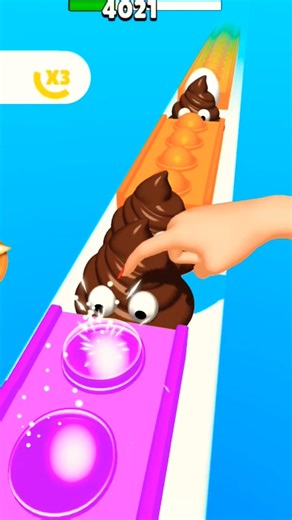 Pop colour tapp runner game 💟 #gameplay #games #ytshorts #poprun3d