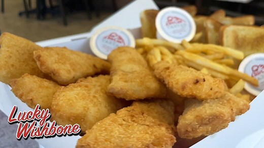 Dive back into deliciousness at Lucky Wishbone, our Fried fish is BACK. One bite and you'll be hooked! Order Online Today! www.luckywishbone.com @#luckywishbone | Lucky Wishbone