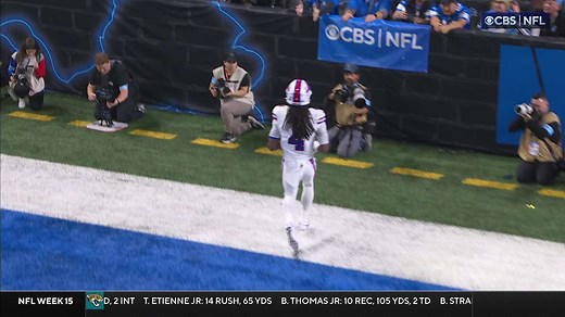 James Cook scores Buffalo's 3rd touchdown on a six-yard run | Bills at Lions