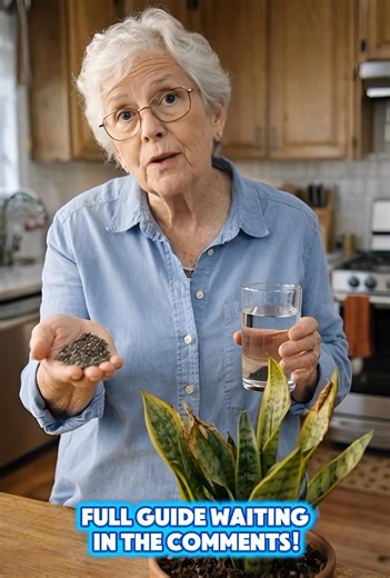 Why This Snake Plant Feeding Trick Is Quietly Damaging Roots 🌿⚠️ Full guide in 👉comments! | Smart Garden Guide