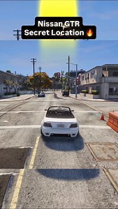 Nissan GTR Secret Location in GTAV 🔥 #gta #gta5 #gaming #gtaonline #gtav | Admin Gaming
