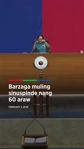 Barzaga Muling Sinuspendido ng 60 Araw