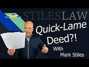 Title Fraud & Quitclaim Deeds
