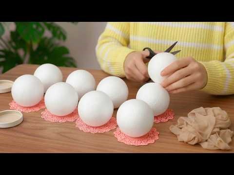 GENIUS IDEA! Transform foam and scrap fabric into an amazing piece! Recycle ideas - DIY Crafts