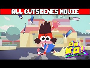OK KO LET'S BE HEROES All Cutscenes Movie (Game Movie)