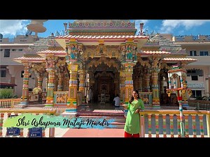 Visiting Shri Ashapura Mataji Mandir in Bangalore.